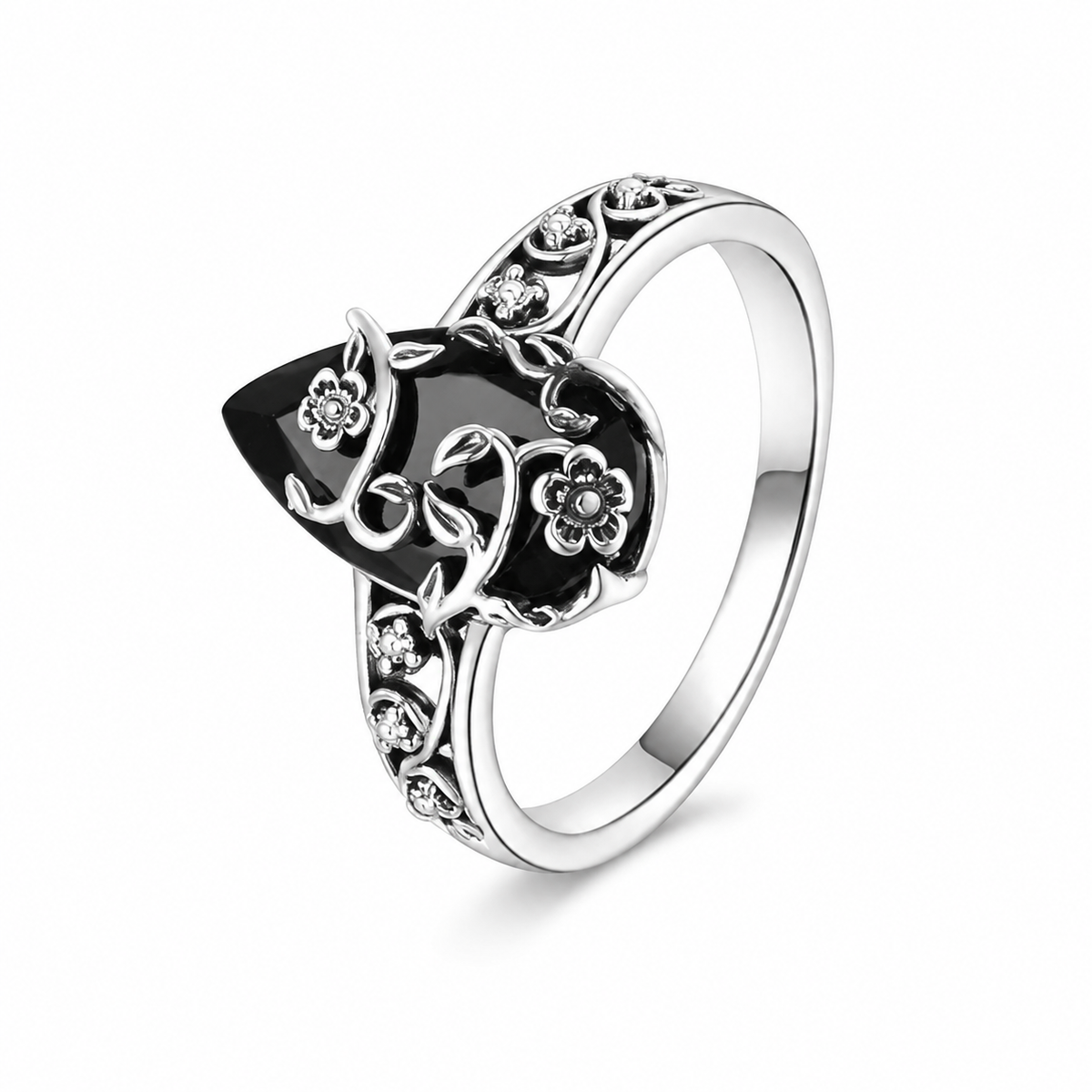 Ayuno NoirBloom™ Ring