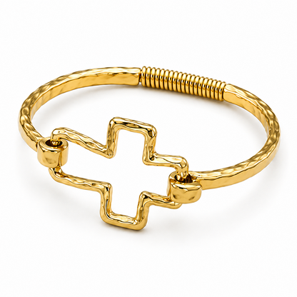 Ayuno Divine Cross Bangle