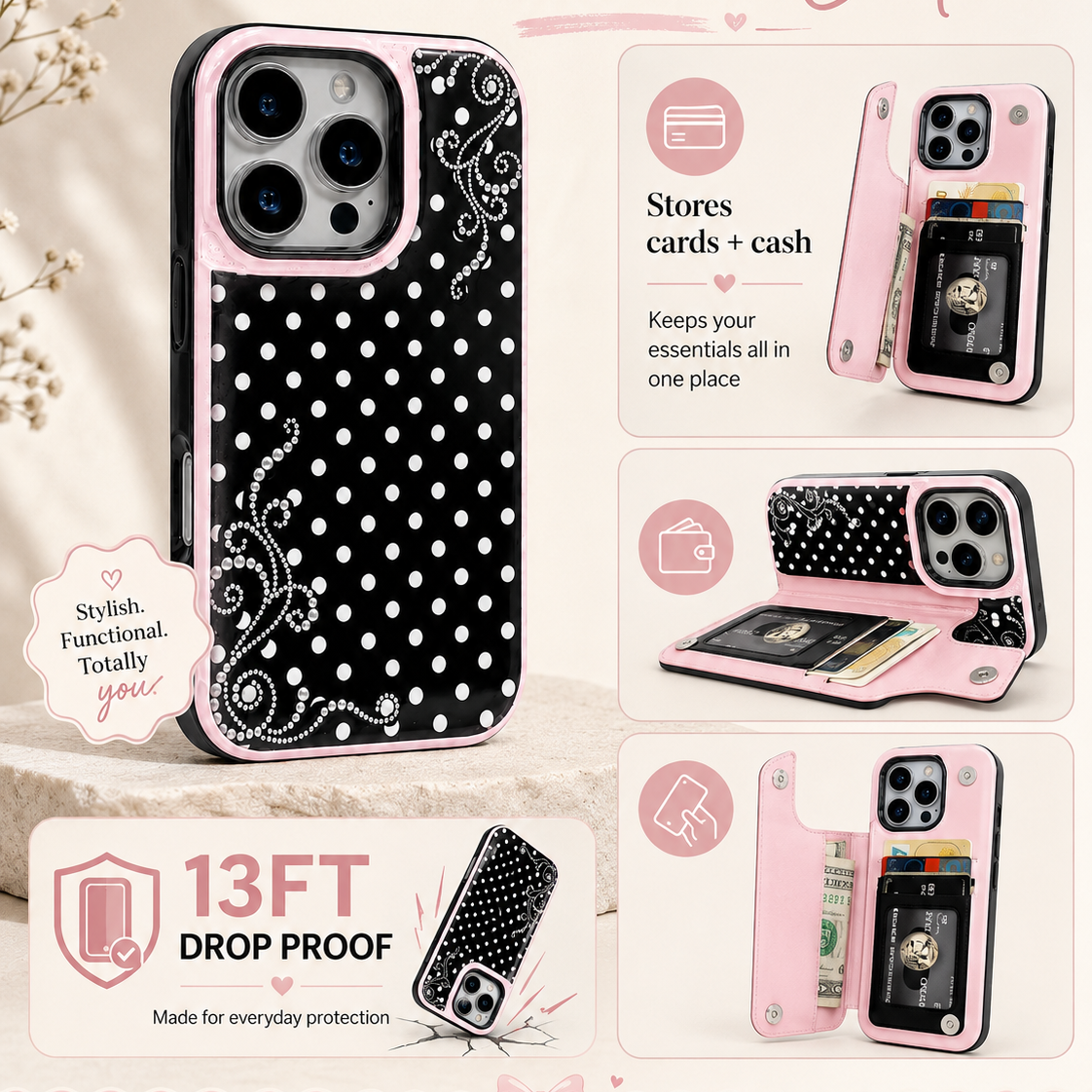 Ayuno Dottie Darling™ Wallet Case