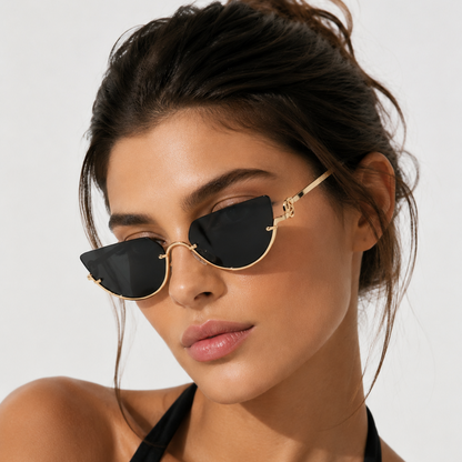 Ayuno Halo Rimless Sunglasses
