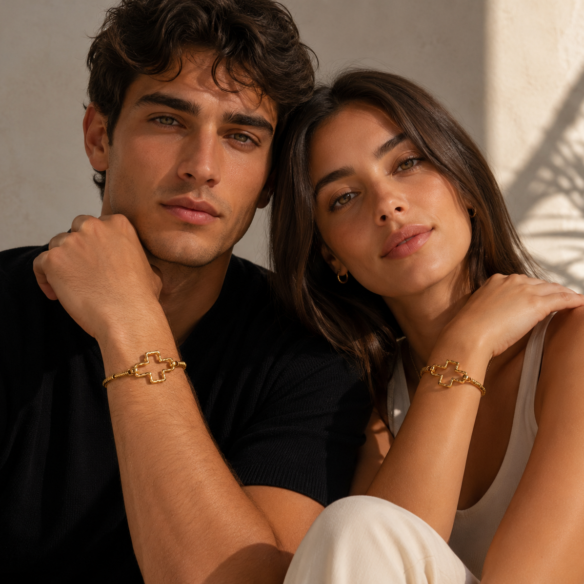 Ayuno Divine Cross Bangle