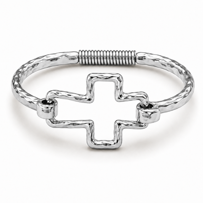 Ayuno Divine Cross Bangle