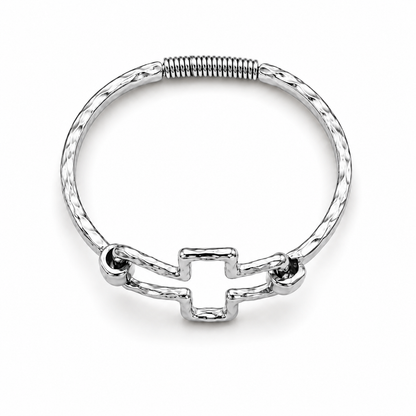 Ayuno Divine Cross Bangle